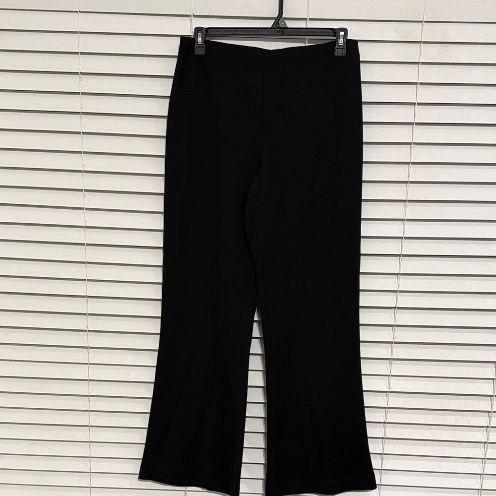 St. John Collection Black Flare Pants